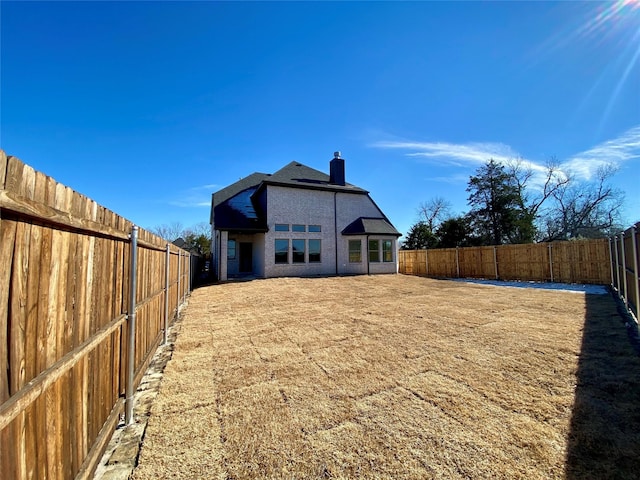 view of rear view of property