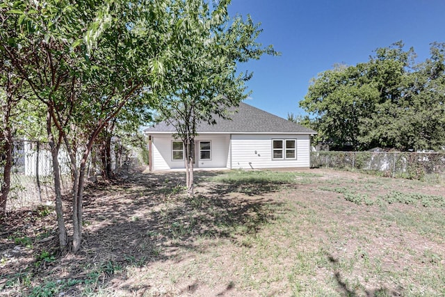 view of rear view of property