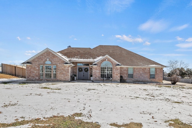 view of front of home