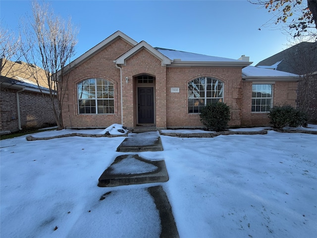 view of ranch-style home