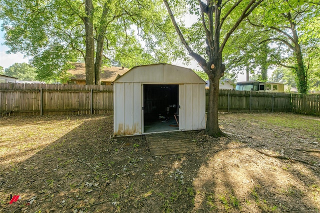 view of outdoor structure