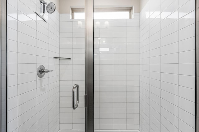 bathroom with walk in shower