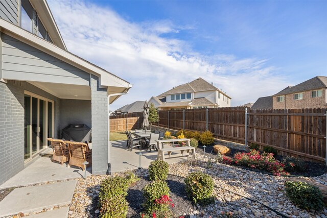 view of patio / terrace featuring grilling area