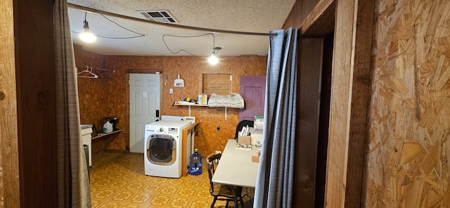 interior space featuring wood finished floors and visible vents