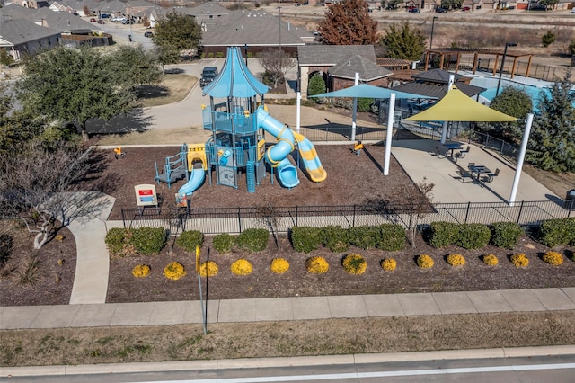 view of jungle gym