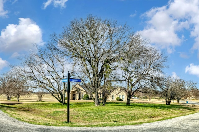 surrounding community featuring a lawn