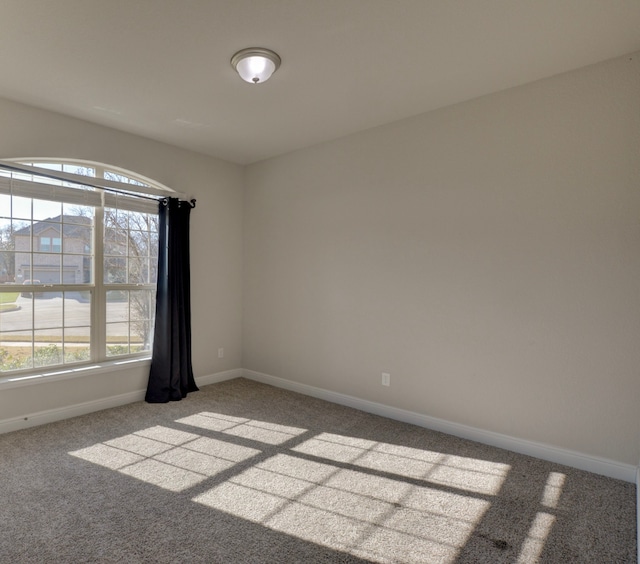 empty room with light carpet