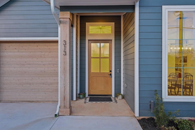 view of entrance to property