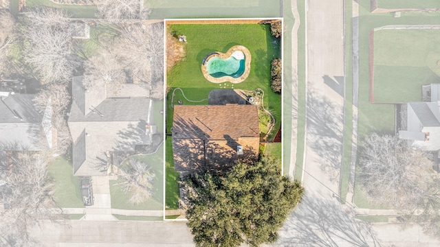 5400 Gregory Dr, Flower Mound, TX 75028 - bird's eye view of a pool