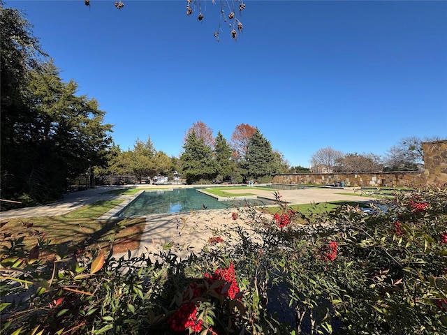 view of pool