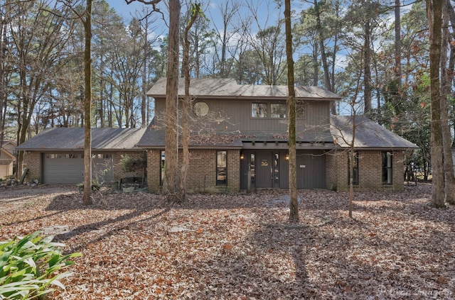 front of property featuring a garage