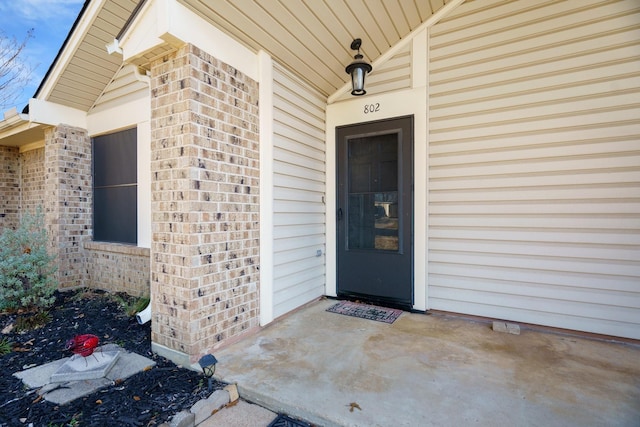 view of entrance to property