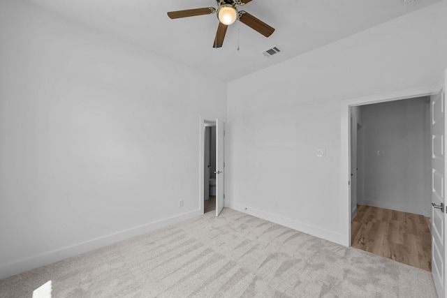 220 Magnolia Dr, Azle, TX 76020 - empty room with ceiling fan, carpet, and baseboards