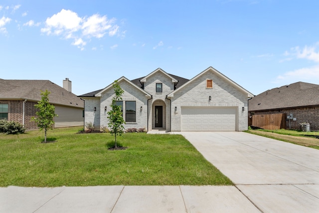 220 Magnolia Dr, Azle, TX 76020 - view of front facade featuring driveway, a garage, and brick siding