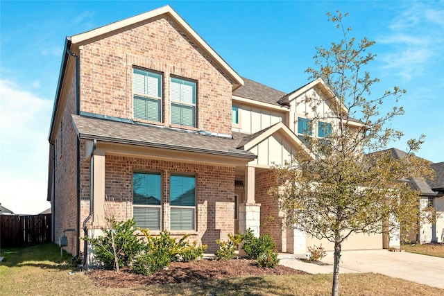 view of craftsman inspired home