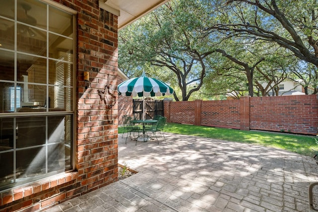 view of patio / terrace