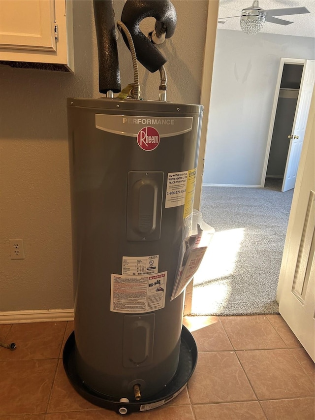 utilities featuring water heater