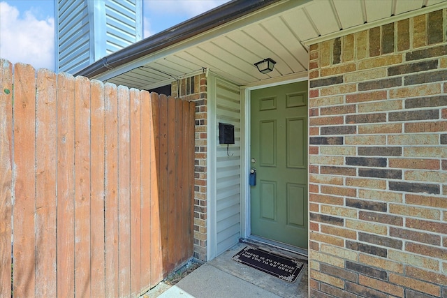 view of entrance to property