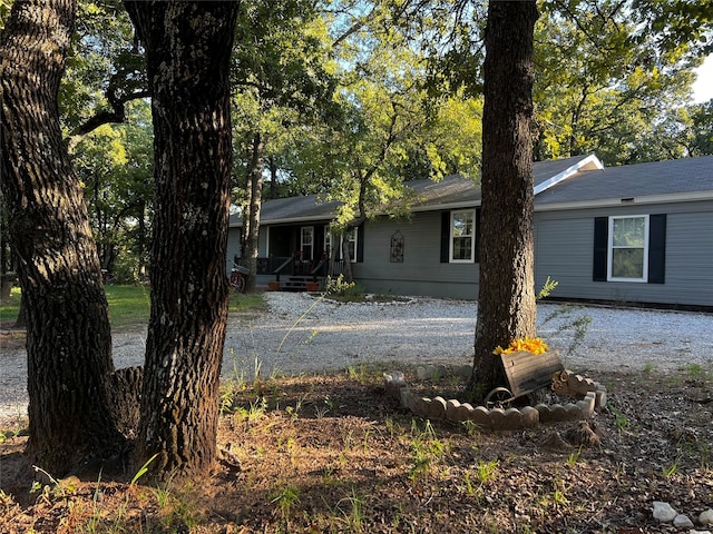 view of ranch-style home