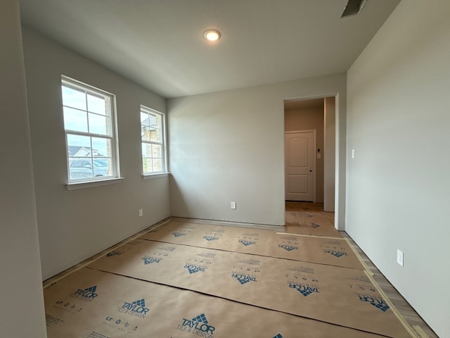 view of empty room