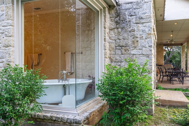 1665 W Belt Line Rd, Cedar Hill, TX 75104 - full bathroom with a freestanding bath