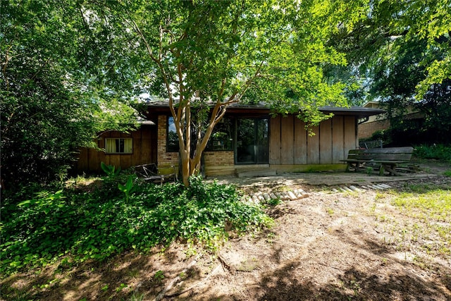 view of rear view of property