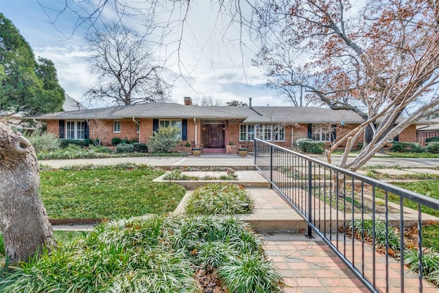 view of ranch-style home