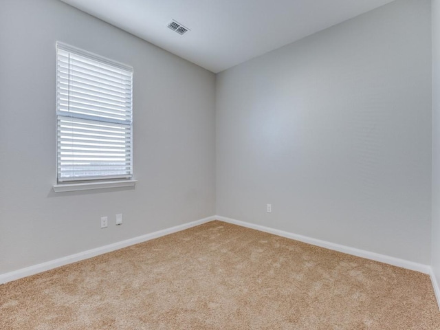 empty room with light carpet