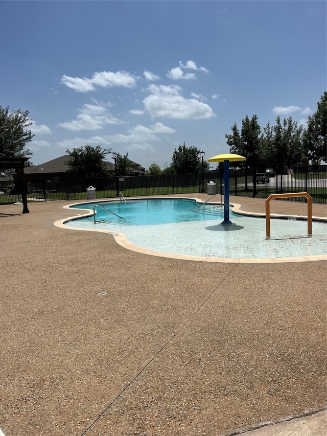 view of pool