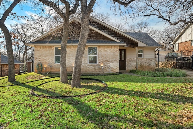 exterior space featuring a lawn