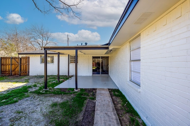 view of patio