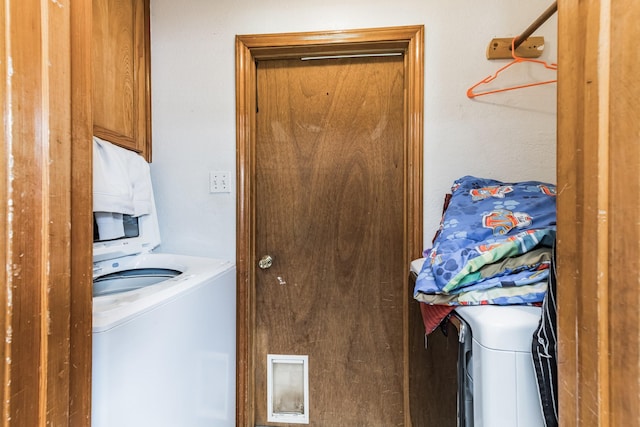 view of laundry area