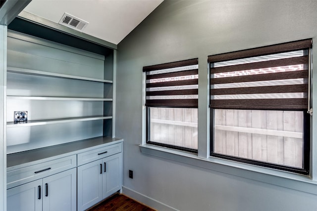 interior space featuring hardwood / wood-style flooring