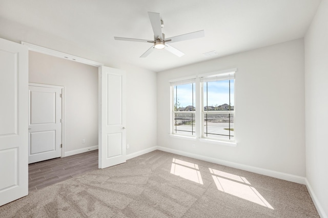 329 Sparkling Springs Dr, Waxahachie, TX 75165 - carpeted empty room with ceiling fan and baseboards