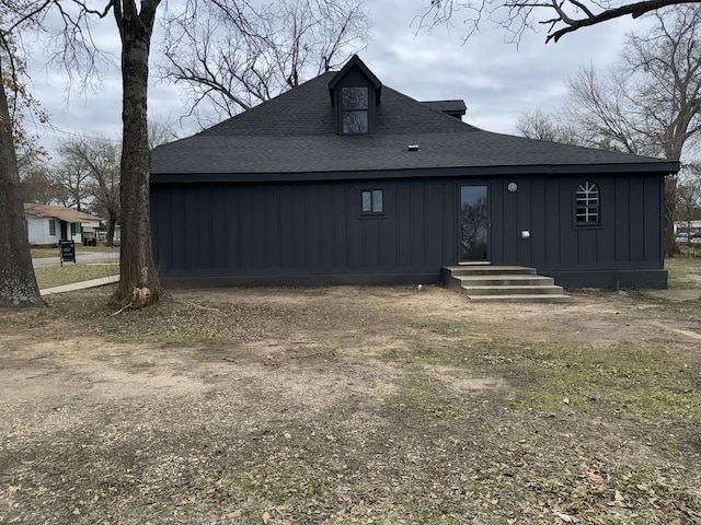 view of rear view of property