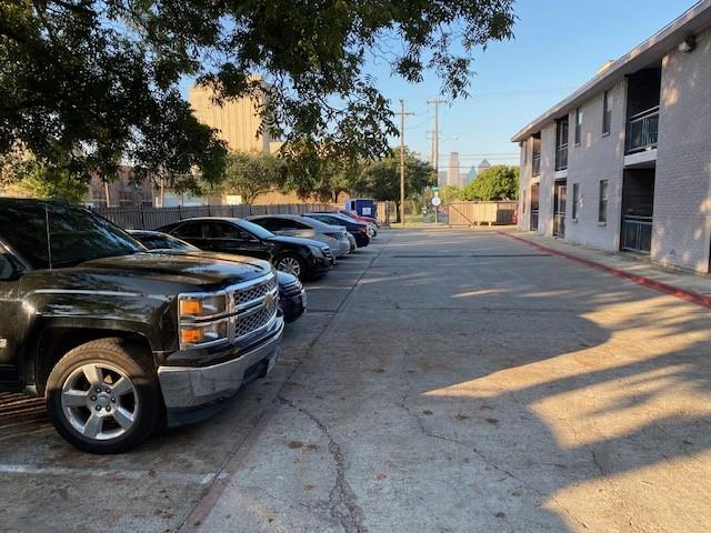 view of vehicle parking