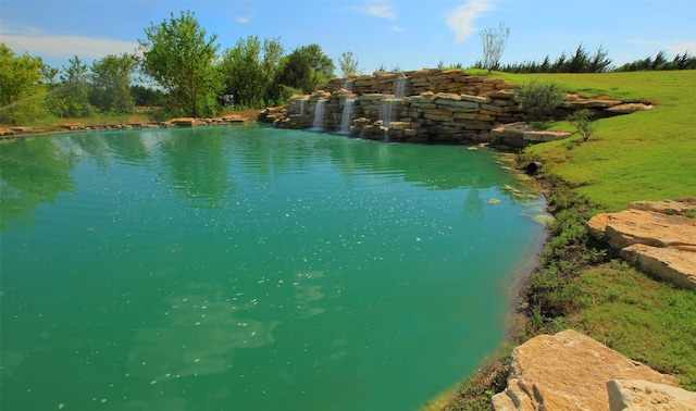 view of water feature