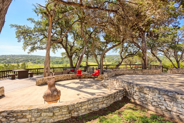 view of patio