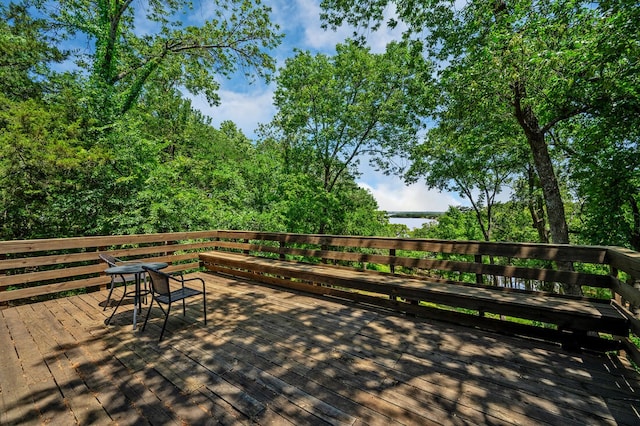 40 Zumwalt Cir, Pottsboro, TX 75076 - view of wooden deck