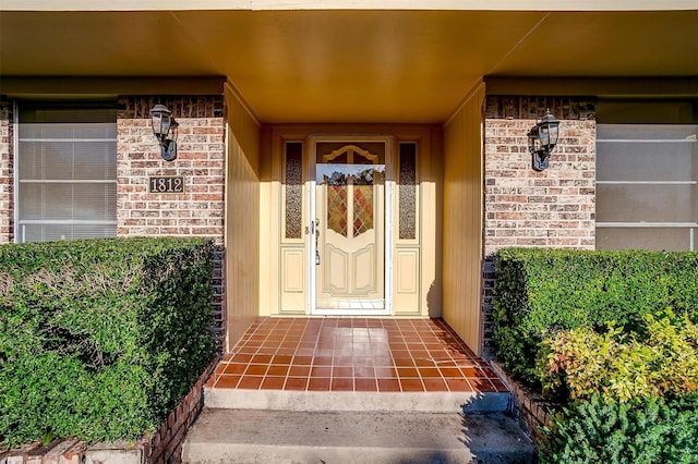 view of entrance to property