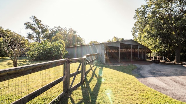 view of stable