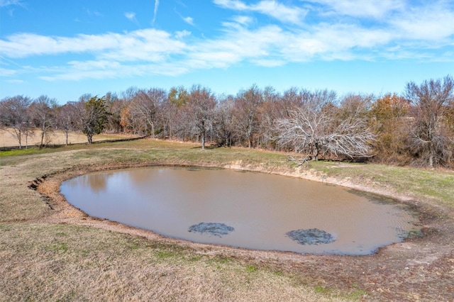 view of water feature