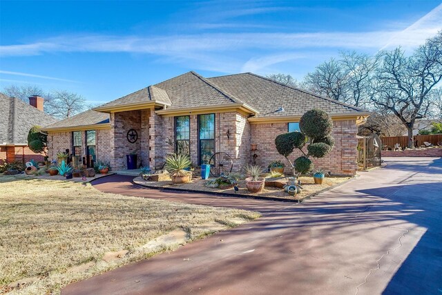 view of ranch-style home