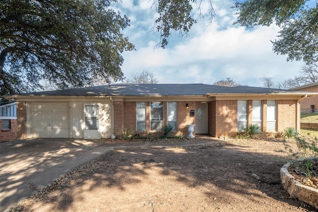 ranch-style house with a garage