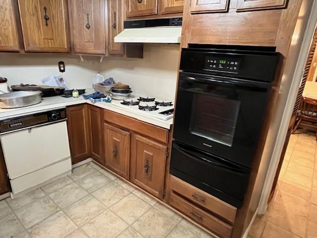 kitchen with white appliances