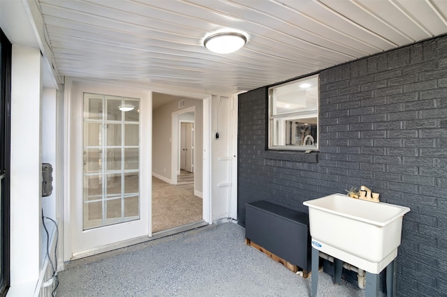 miscellaneous room with sink