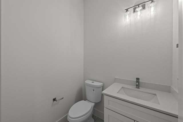 217 Rosemary Dr, Azle, TX 76020 - half bath featuring vanity and toilet