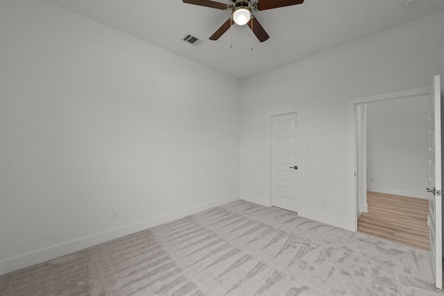 217 Rosemary Dr, Azle, TX 76020 - unfurnished room featuring a ceiling fan, carpet flooring, and baseboards