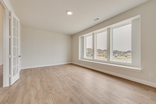 1224 Calebria Way, Fate, TX 75087 - empty room featuring light wood-style flooring and baseboards