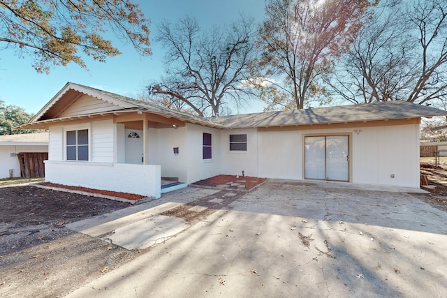 view of ranch-style house